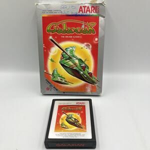 Galaxian for Atari 2600 — With Box — Tested/Working — 1983